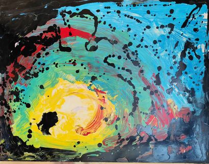Explosión - a Paint Artowrk by Javier Corral
